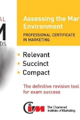 Cover of CIM Revision Cards: Assessing the Marketing Environment