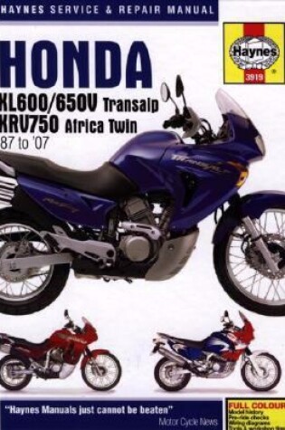 Cover of Honda XL600/650V Transalp and XRV750 Africa Twin Service and Repair Manual