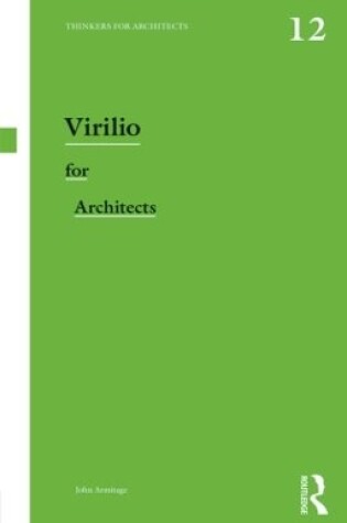 Cover of Virilio for Architects