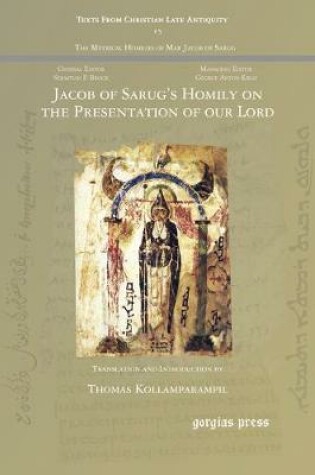 Cover of Jacob of Sarug's Homily on the Presentation of our Lord