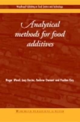 Book cover for Analytical Methods for Food Additives