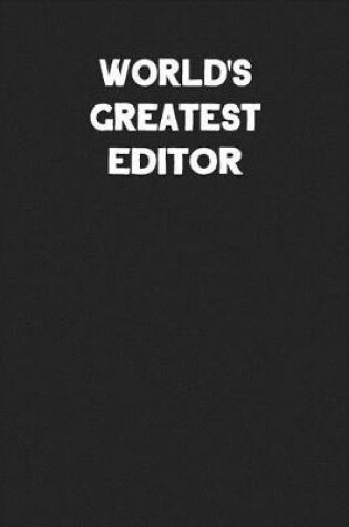 Cover of World's Greatest Editor
