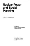 Book cover for Nuclear Power and Social Planning