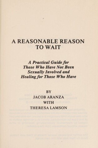 Cover of A Reasonable Reason to Wait