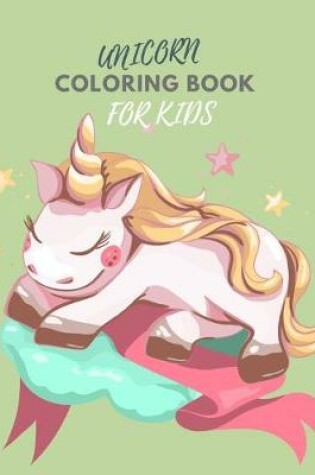 Cover of Unicorn coloring book for kids
