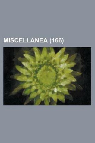 Cover of Miscellanea (166)