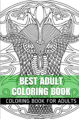 Book cover for Best Adult Coloring Book