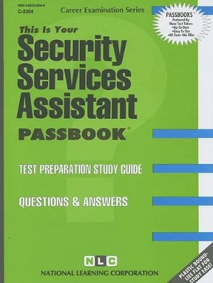 Book cover for Security Services Assistant