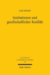 Book cover for Institutionen und gesellschaftlicher Konflikt