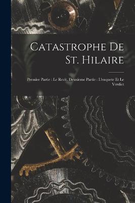 Book cover for Catastrophe De St. Hilaire