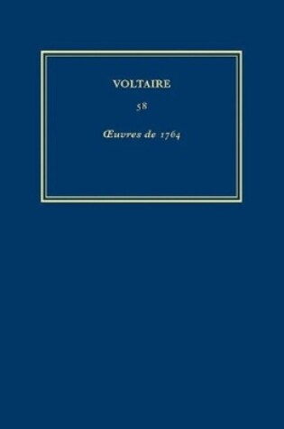 Cover of Complete Works of Voltaire 58