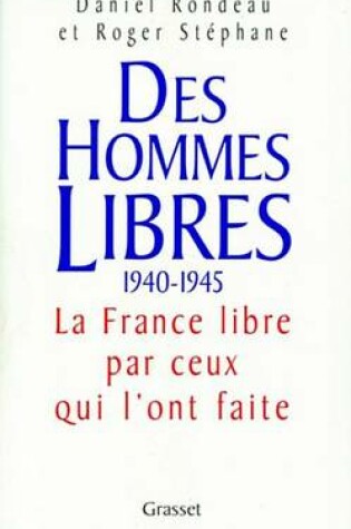 Cover of Des Hommes Libres