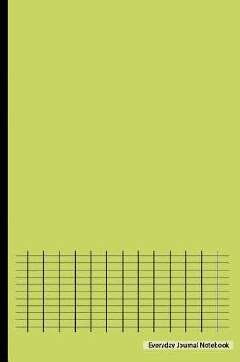 Book cover for Everyday Journal Notebook - Graph Paper (Lime Cover)