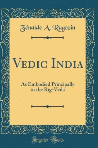 Cover of Vedic India