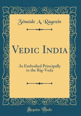 Book cover for Vedic India