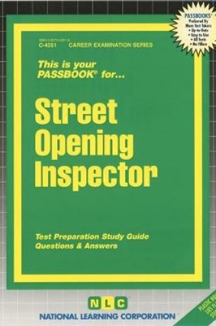 Cover of Street Opening Inspector