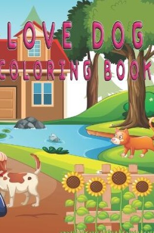 Cover of Love Dog coloring book