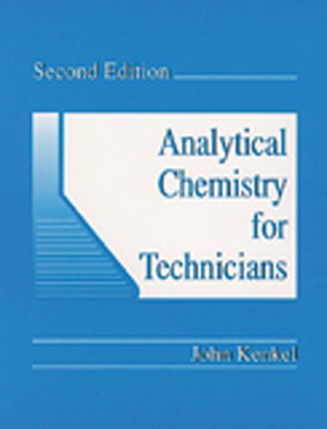 Cover of Analytical Chemistry for Technicians, Second Edition