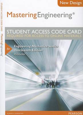Book cover for Modified Mastering Engineering without Pearson eText -- Access Card -- for Engineering Mechanics
