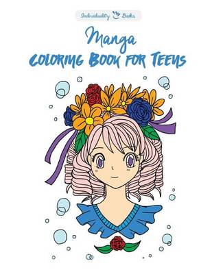 Book cover for Manga Coloring Book for Teens