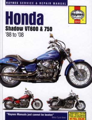 Book cover for Honda Shadow VT600 and 750