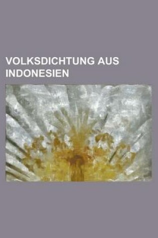 Cover of Volksdichtung Aus Indonesien