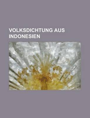 Book cover for Volksdichtung Aus Indonesien