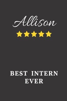 Book cover for Allison Best Intern Ever