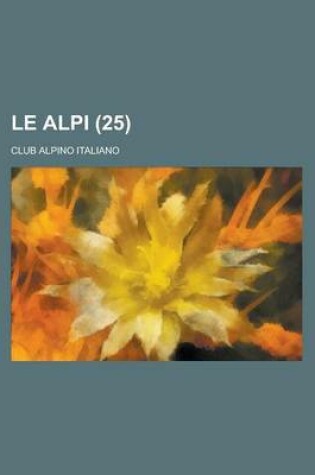 Cover of Le Alpi (25 )