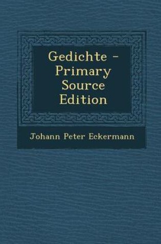 Cover of Gedichte - Primary Source Edition
