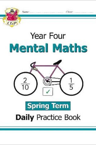 Cover of KS2 Mental Maths Year 4 Daily Practice Book: Spring Term