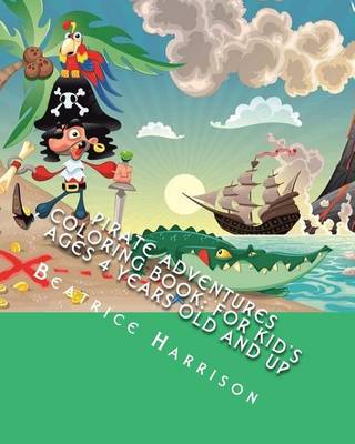 Book cover for Pirate Adventures Coloring Book