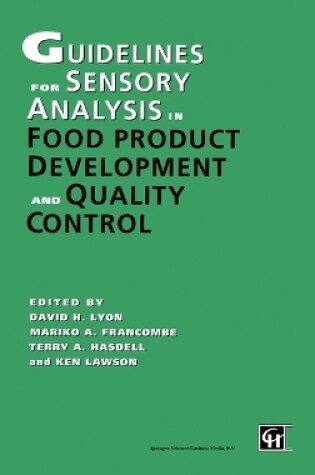 Cover of Guidelines for Sensory Analysis in Food Product Development and Quality Control