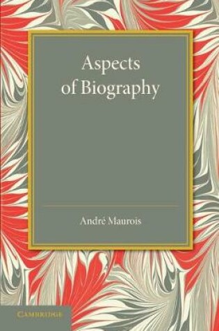 Cover of Aspects of Biography