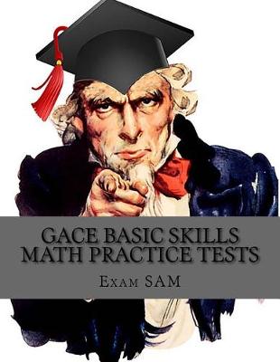 Book cover for Gace Basic Skills Math Practice Tests