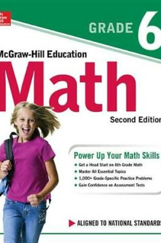 Cover of McGraw-Hill Education Math Grade 6, Second Edition