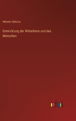 Book cover for Entwicklung der Wirbeltiere und des Menschen