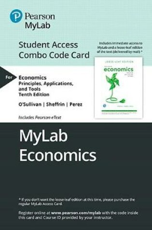 Cover of Mylab Economics with Pearson Etext -- Combo Access Card -- For Economics
