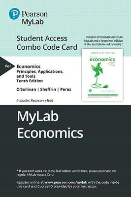 Book cover for Mylab Economics with Pearson Etext -- Combo Access Card -- For Economics