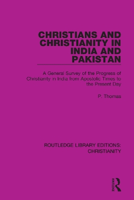 Book cover for Christians and Christianity in India and Pakistan