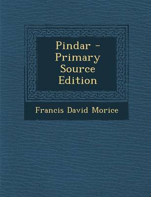 Book cover for Pindar - Primary Source Edition