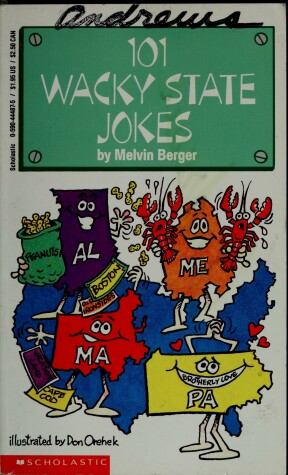 Book cover for One Hundred and One Wacky State Jokes