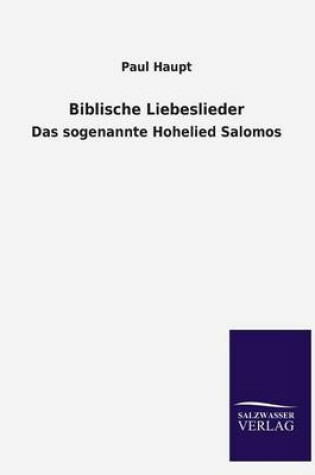 Cover of Biblische Liebeslieder