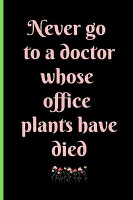 Book cover for Never Go to a Doctor Whose Office Plants Have Died