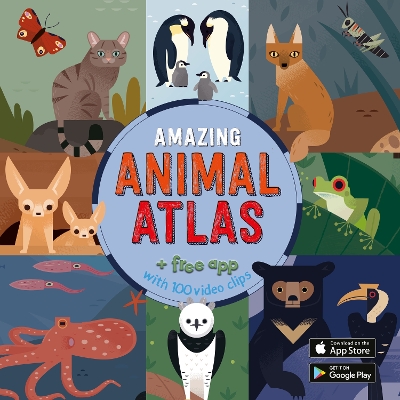 Book cover for The Amazing Animal Atlas