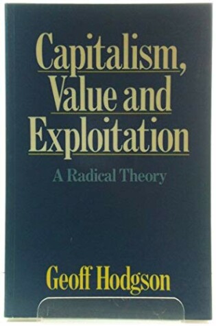 Cover of Capitalism, Value and Exploitation