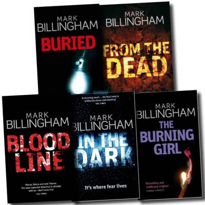 Book cover for Tom Thorne Novels Series Collection (from the Dead, Buried, the Burning Girl, Blood Line, in the Dark)