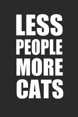 Book cover for Less People More Cats