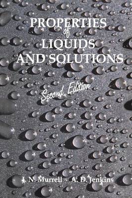 Book cover for Properties of Liquids and Solutions