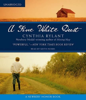 Book cover for "A Fine White Dust: 2 CDs, 2 hrs "